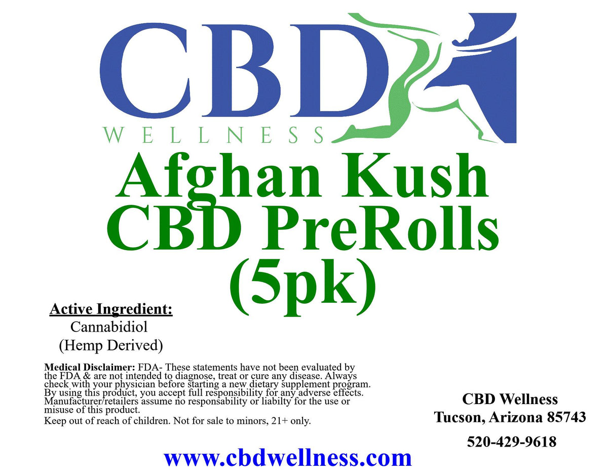 Afghan Kush CBD Hemp Prerolls