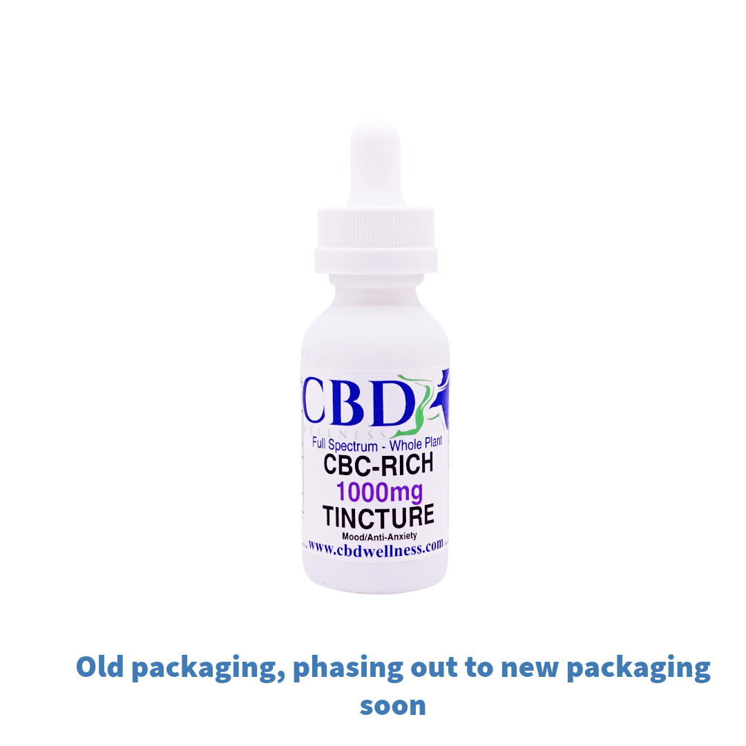 1000mg CBC-Rich Tincture | Mood, Anxiety & Neurological Support | CBD Wellness