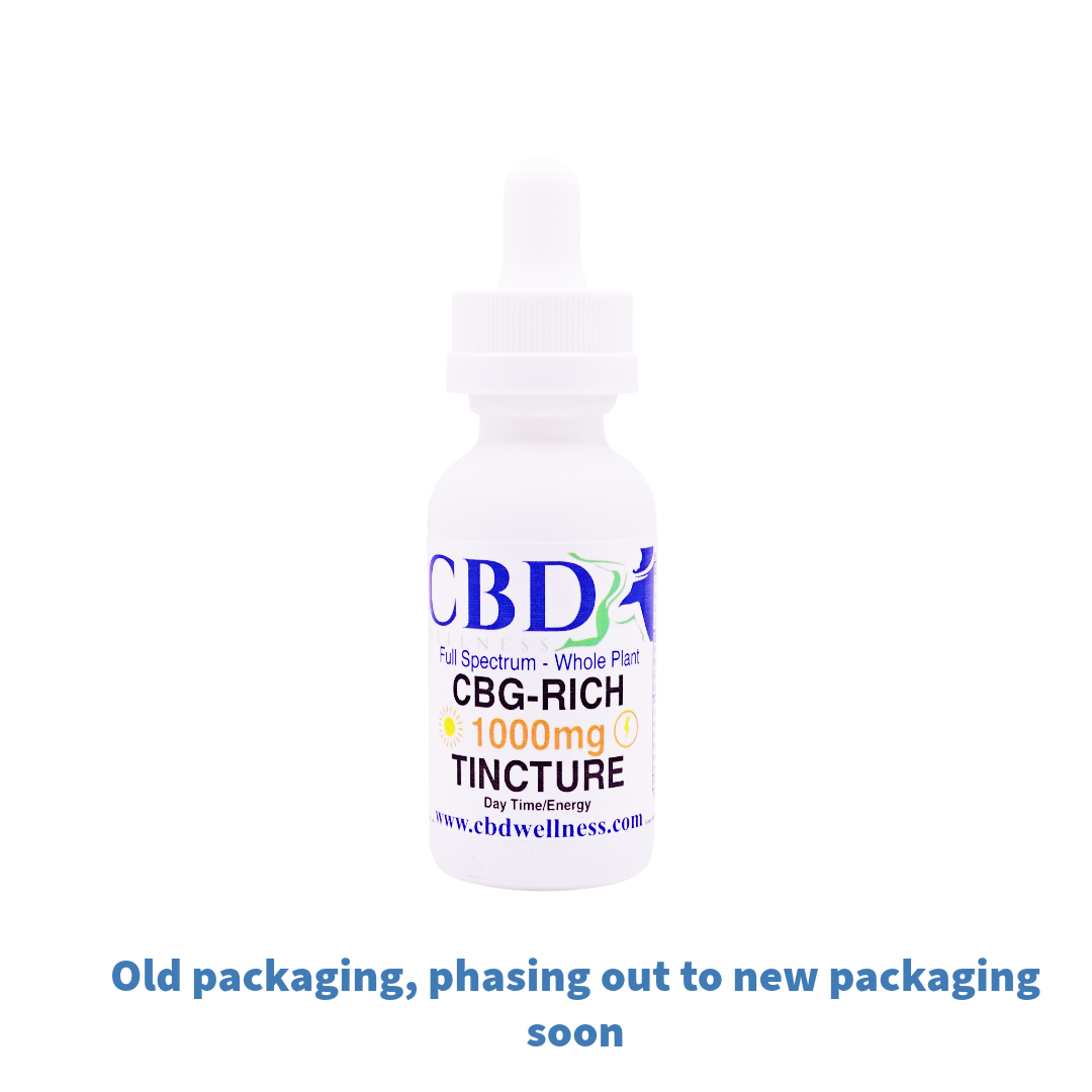 1000mg CBG-Rich Tincture – Full Spectrum CBG Oil
