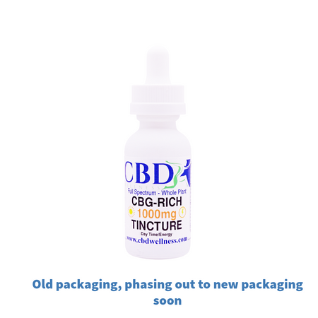 1000mg CBG-Rich Tincture – Full Spectrum CBG Oil