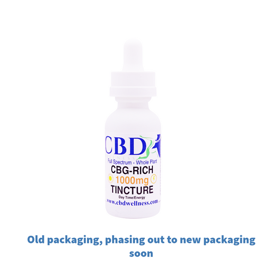 1000mg CBG-Rich Tincture – Full Spectrum CBG Oil