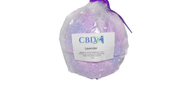 cbd wellness Lavender Bath Bomb