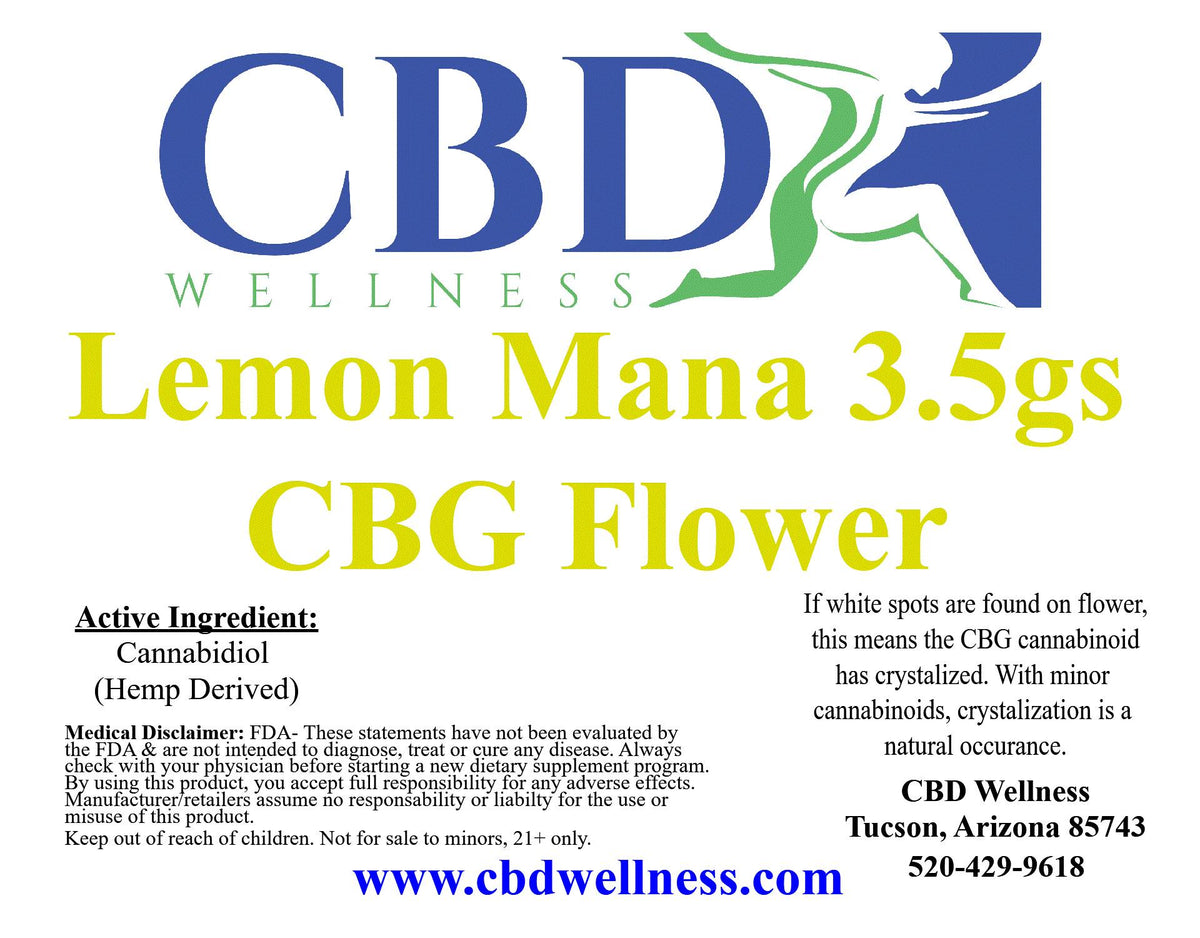 Lemon Mana CBG Hemp Flower
