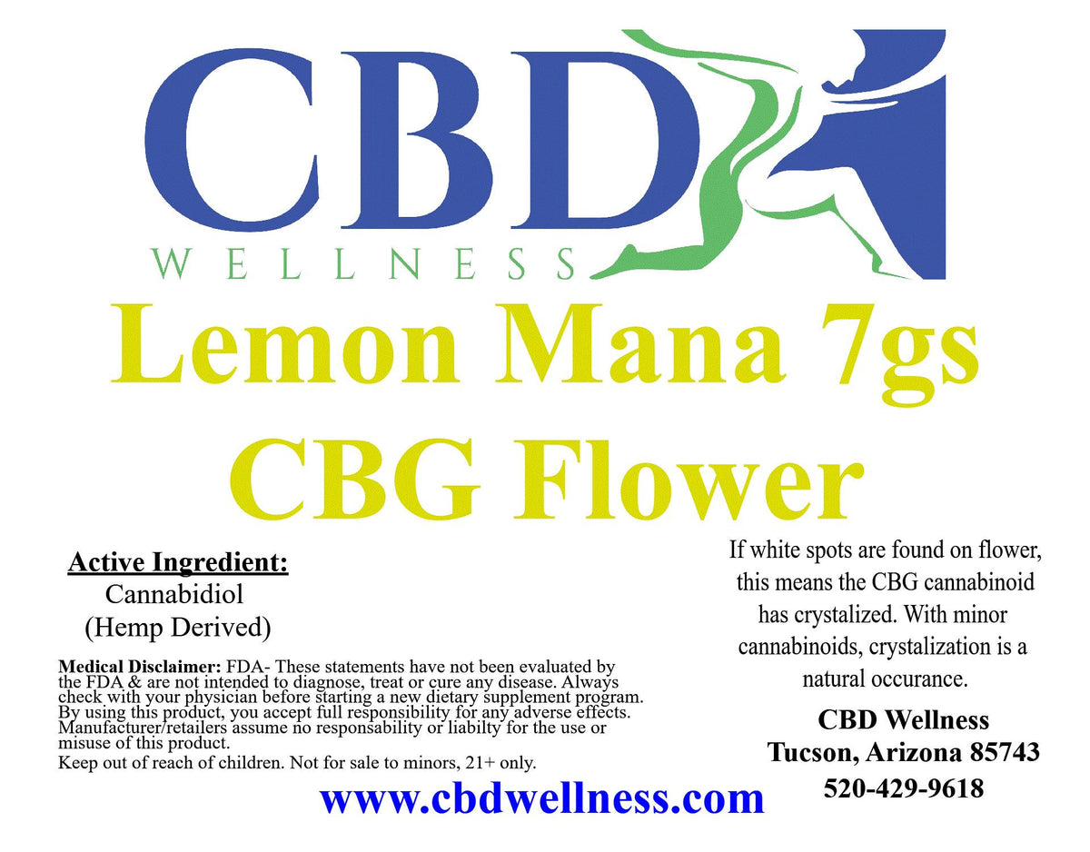 Lemon Mana CBG Hemp Flower