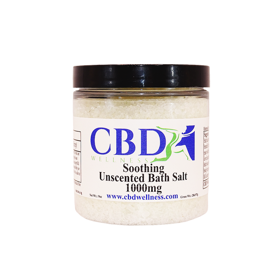9oz 1000mg CBD Relaxing Unscented Bath Salts
