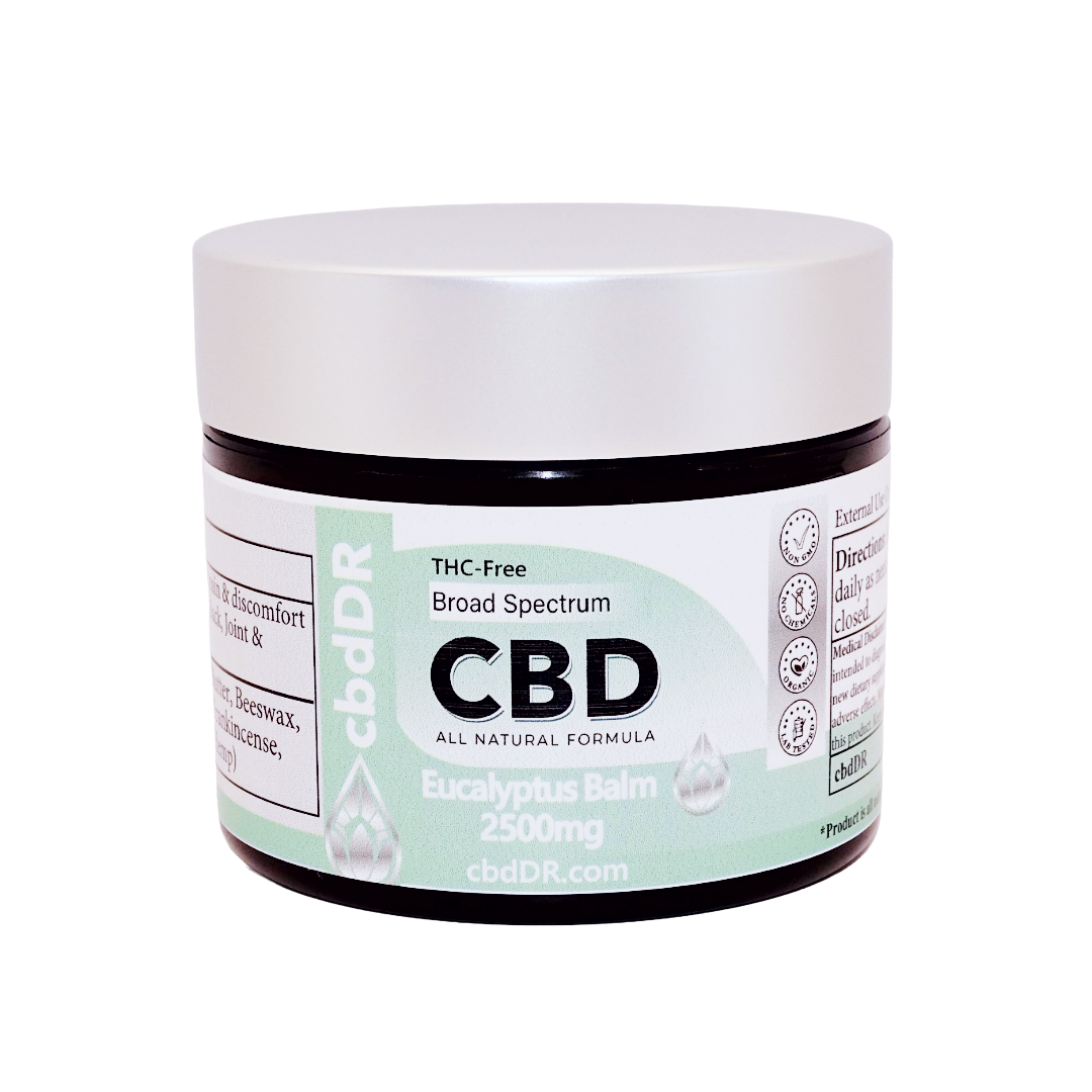 cbdDR 2500mg Eucalyptus Soothing Balm (2.25oz)