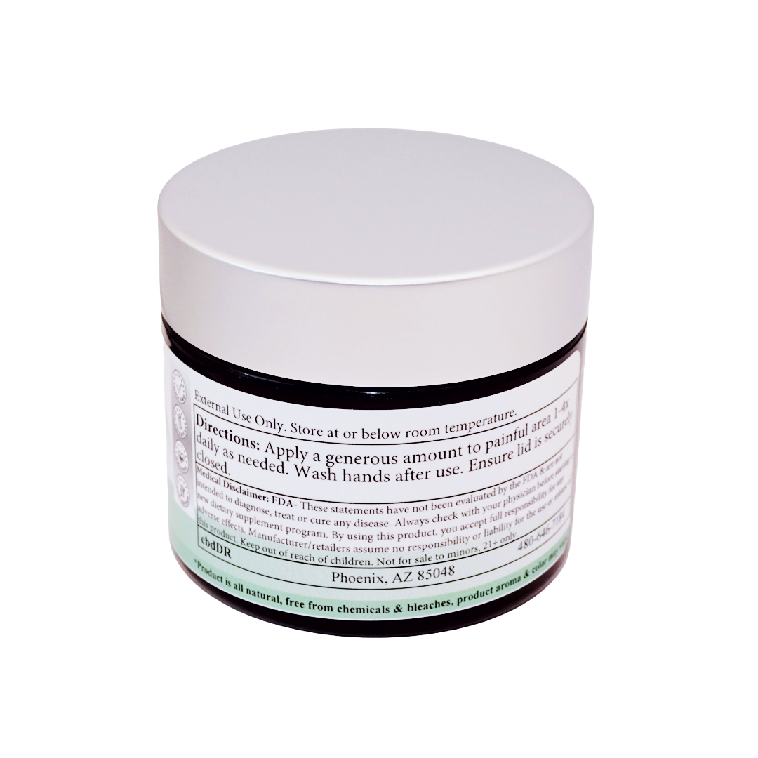 cbdDR 2500mg Eucalyptus Soothing Balm (2.25oz)