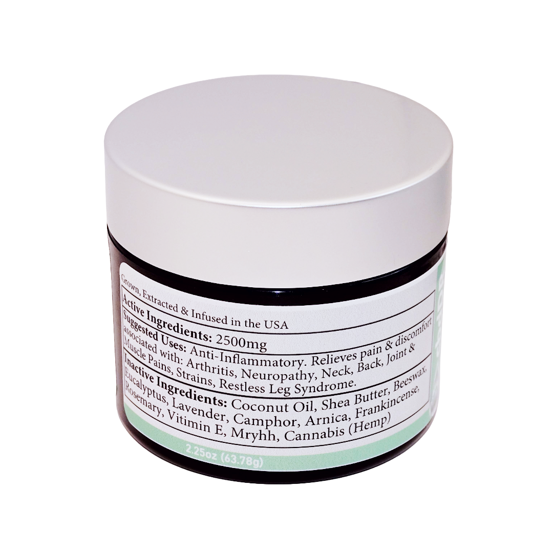 cbdDR 2500mg Eucalyptus Soothing Balm (2.25oz)