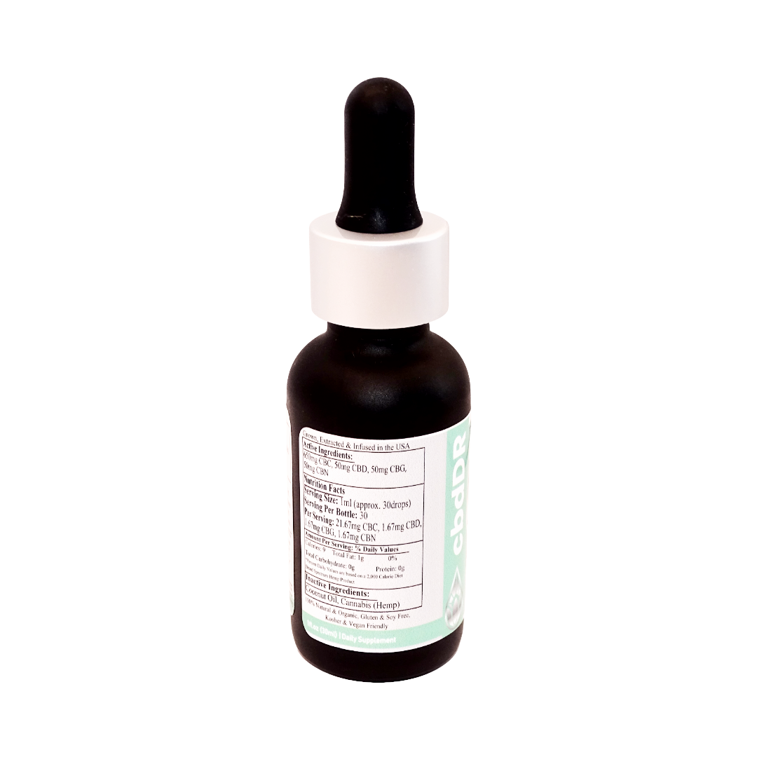cbdDR 800mg CBC-Rich Tincture Anxiety & Stress Relief