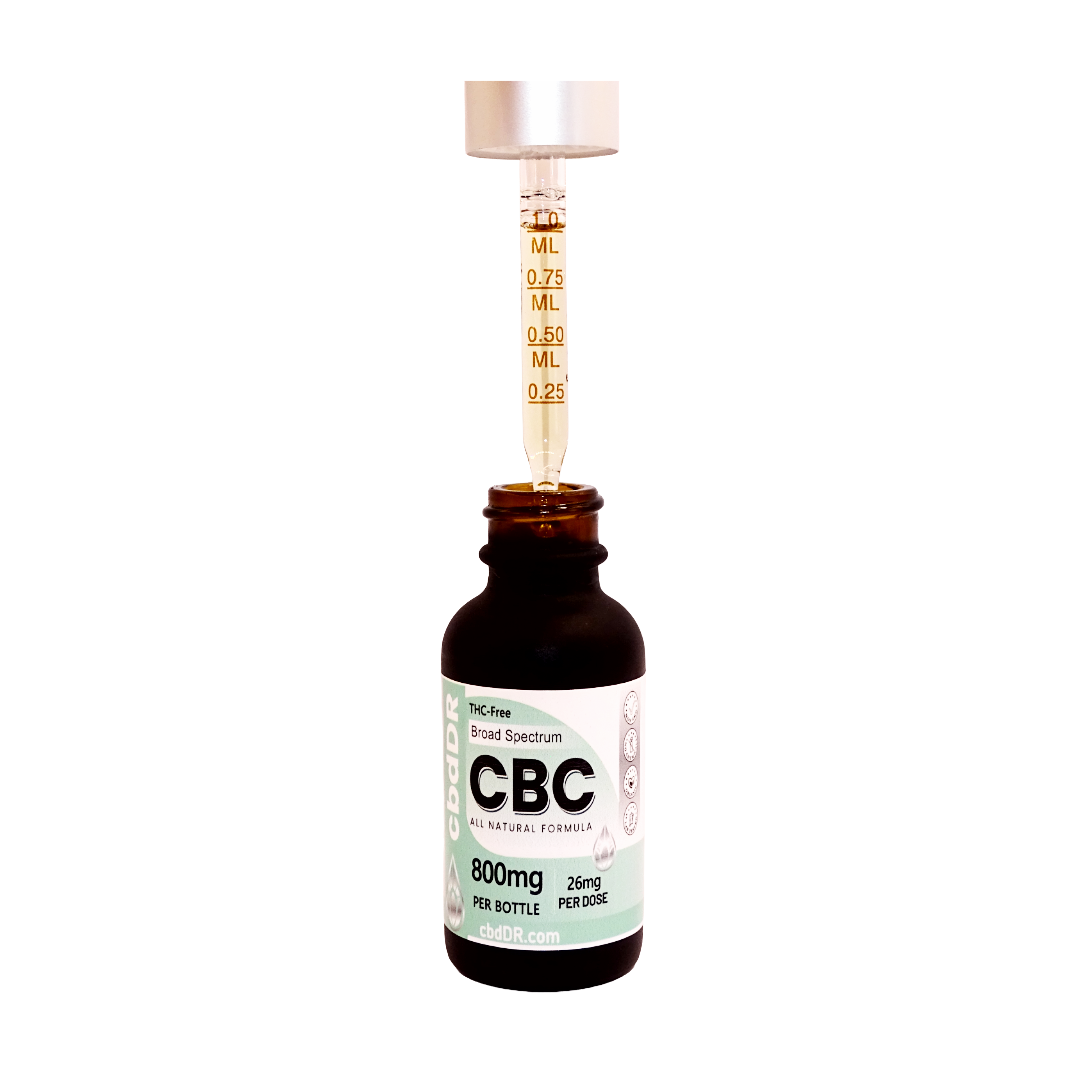 cbdDR 800mg CBC-Rich Tincture Anxiety & Stress Relief
