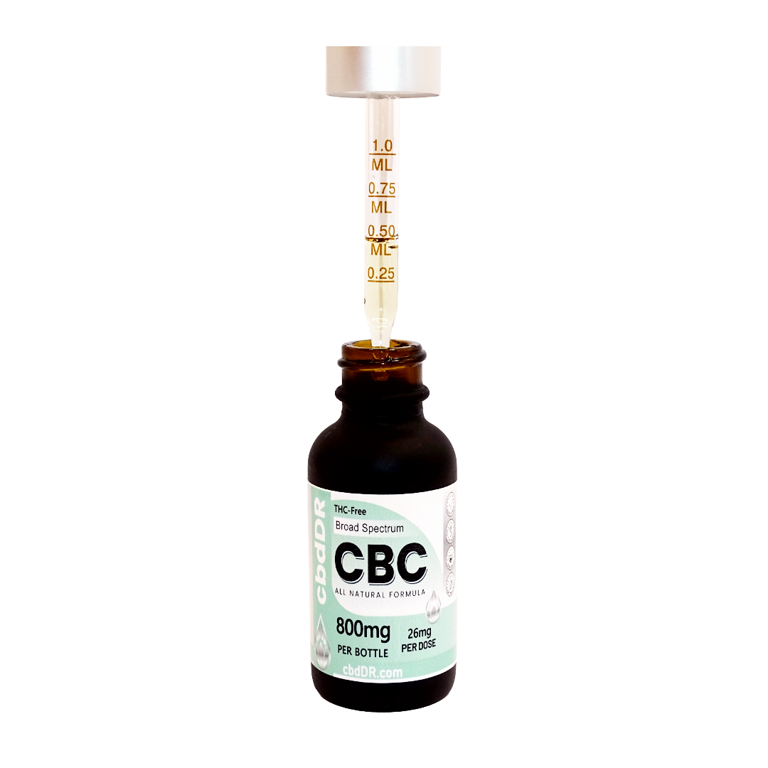 cbdDR 800mg CBC-Rich Tincture Anxiety & Stress Relief
