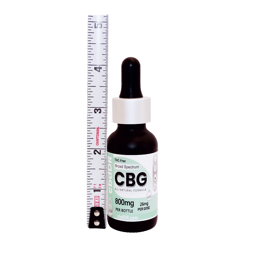 cbdDR 800mg CBG-Rich Tincture Anti-Inflammatory and Energy
