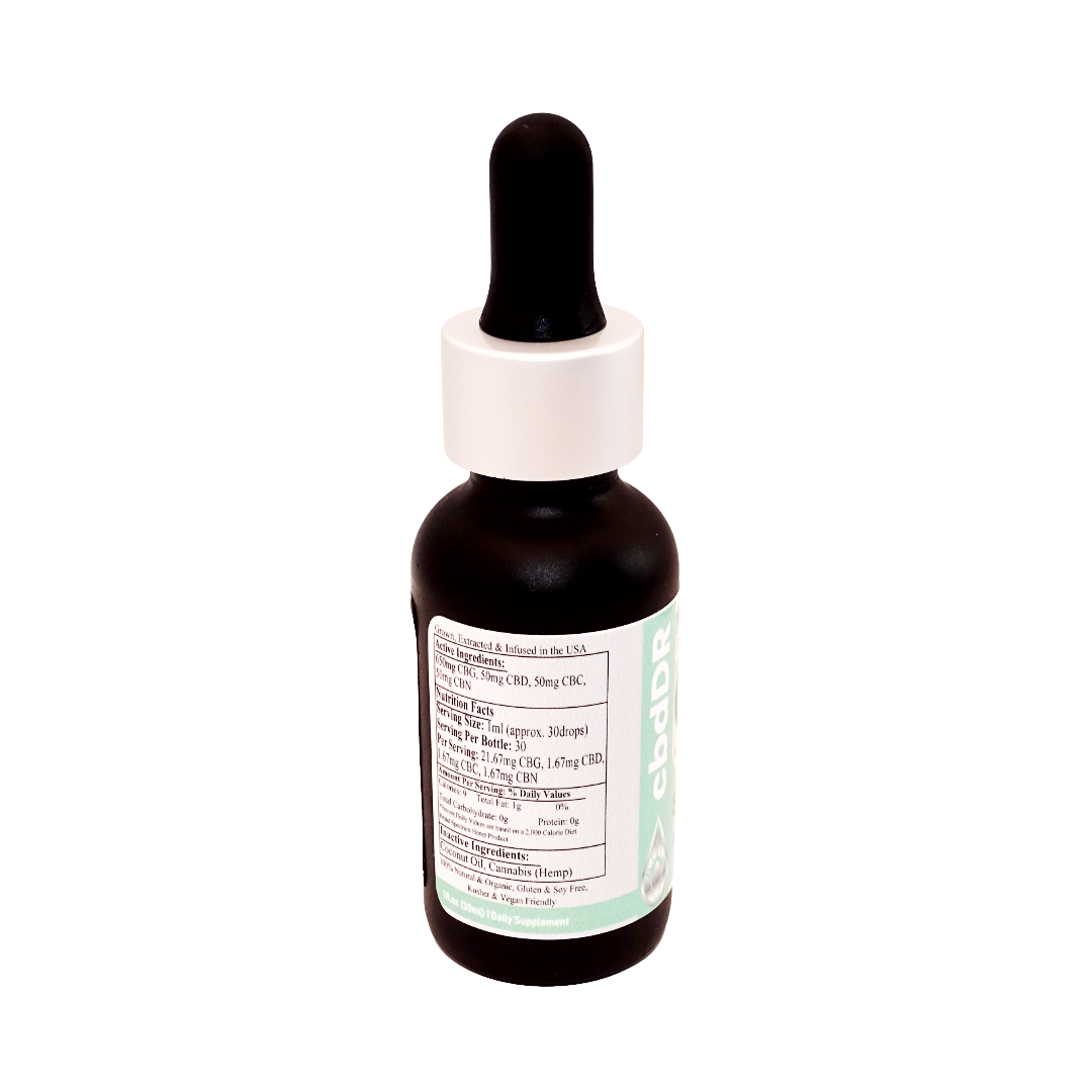 cbdDR 800mg CBG-Rich Tincture Anti-Inflammatory and Energy