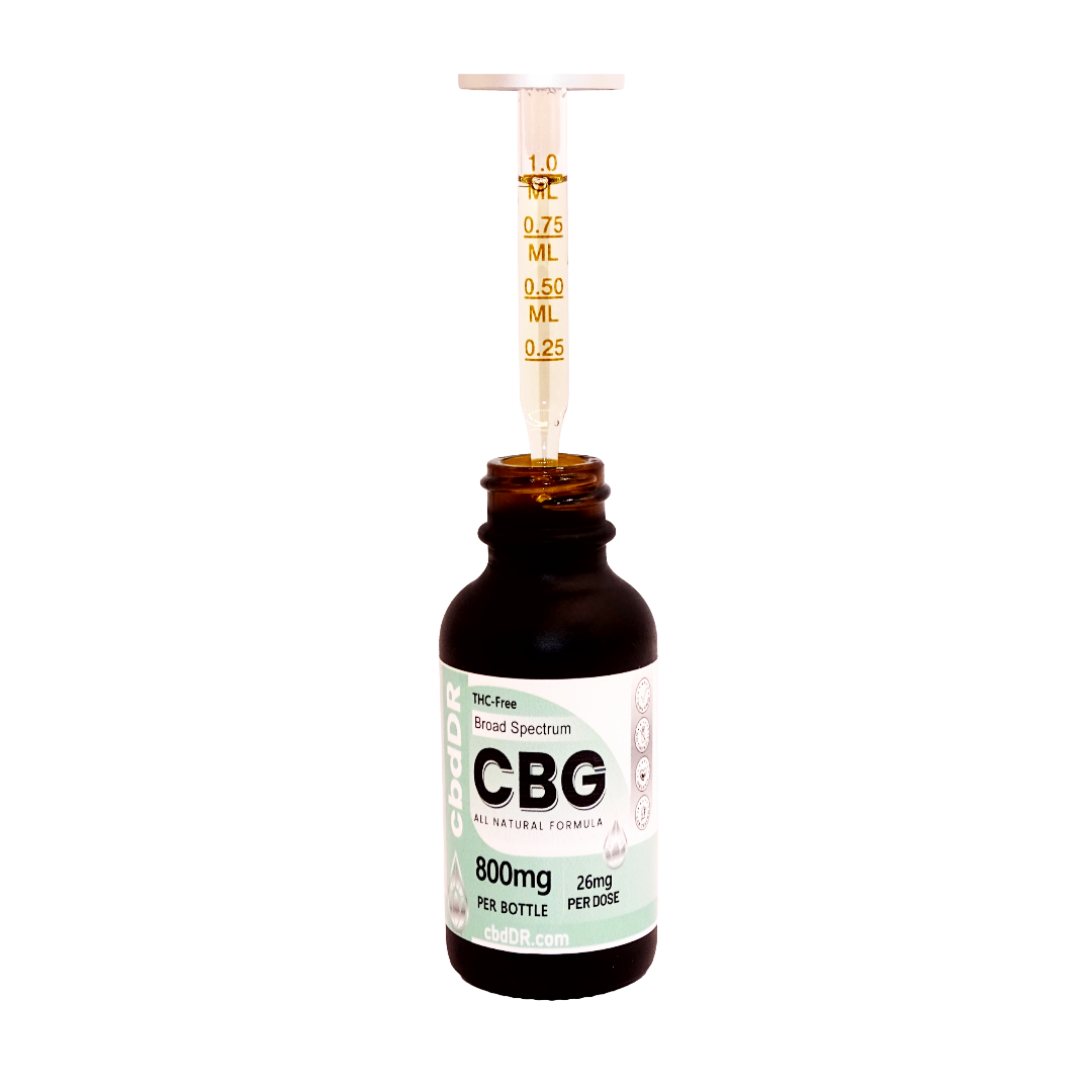 cbdDR 800mg CBG-Rich Tincture Anti-Inflammatory and Energy
