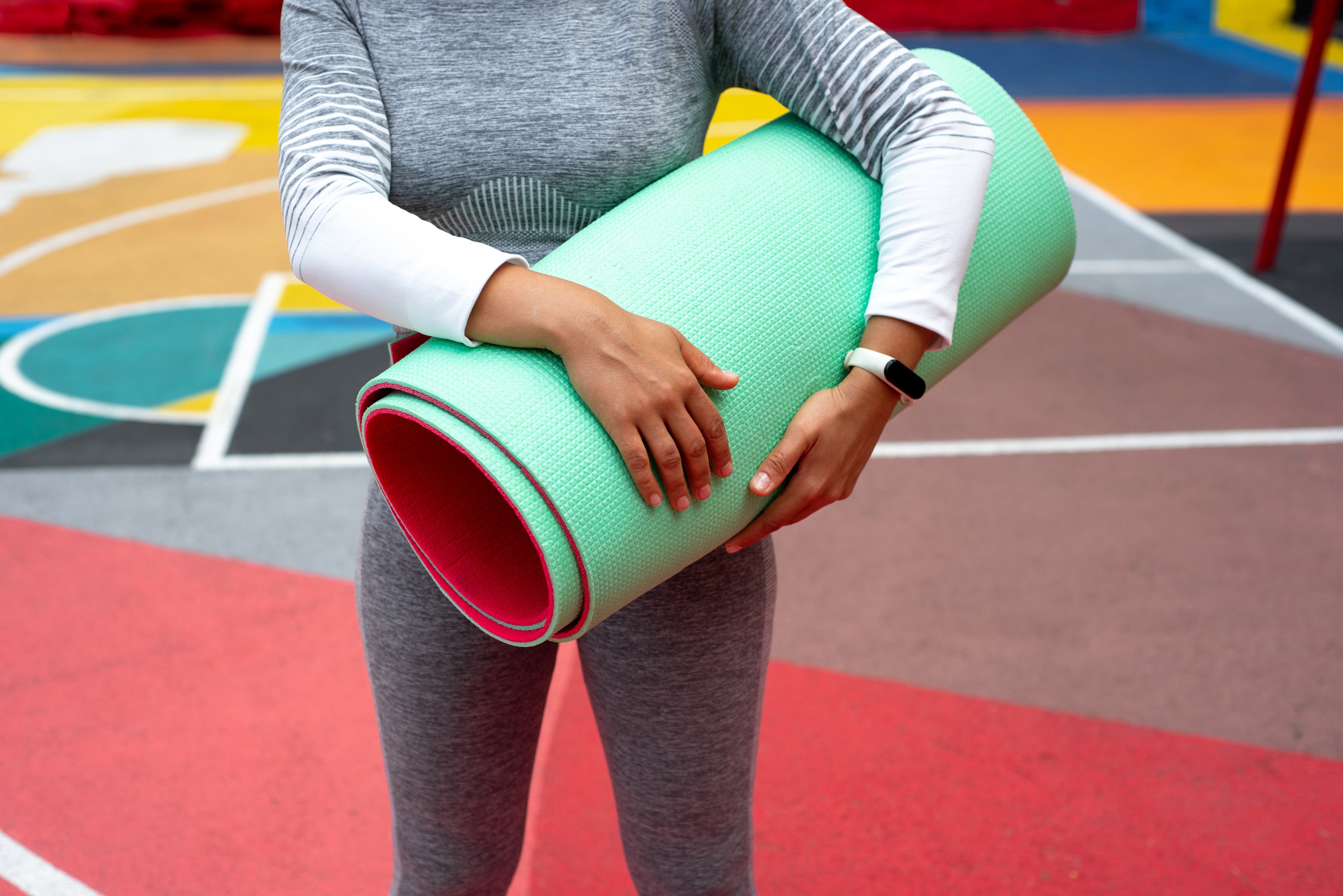 Doing yoga after taking CBD Wellness Capsules